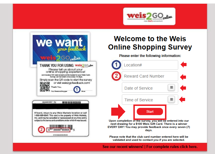 Weis Online Shopping Survey